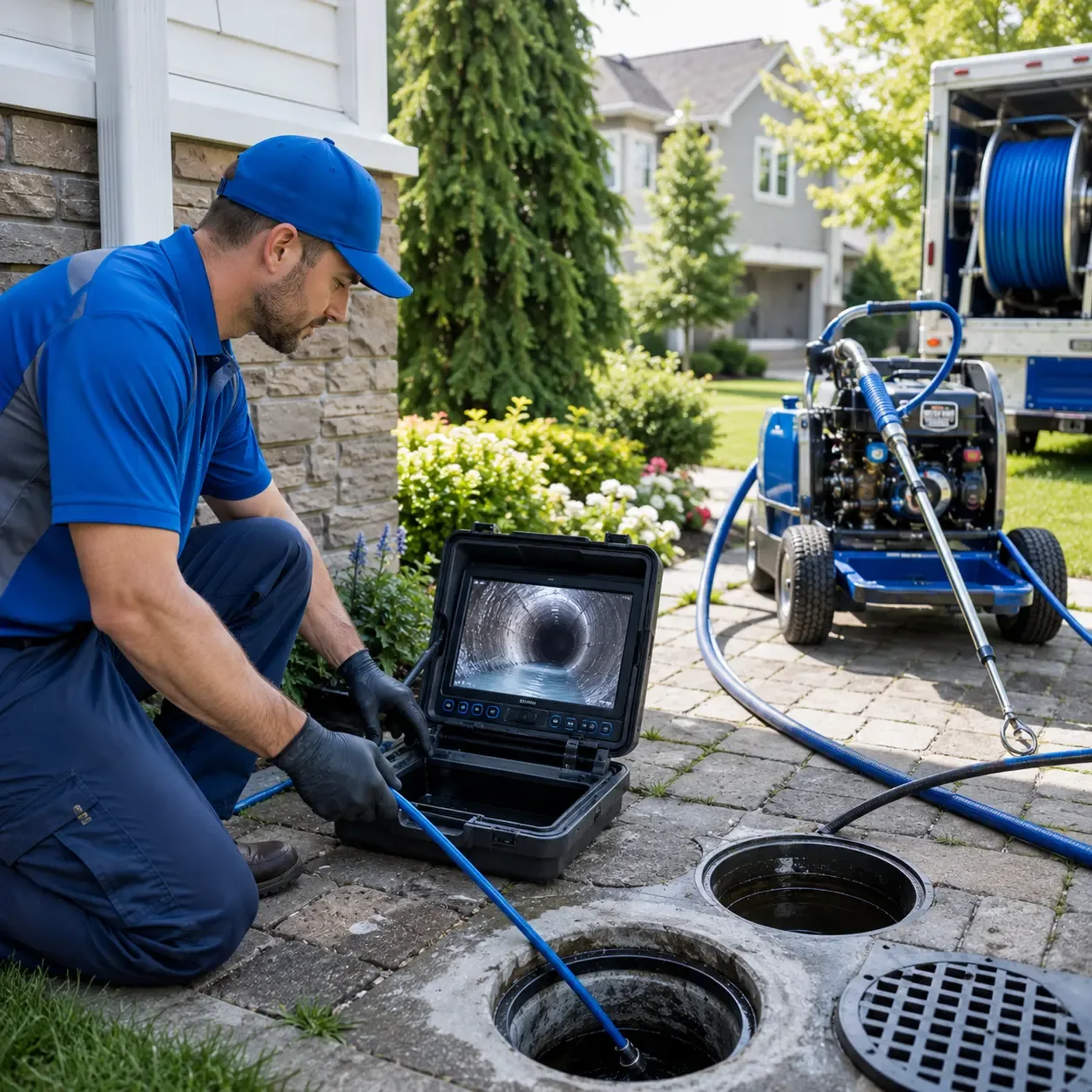 Outdoor drain cleaning professionals serving Aquasco, MD